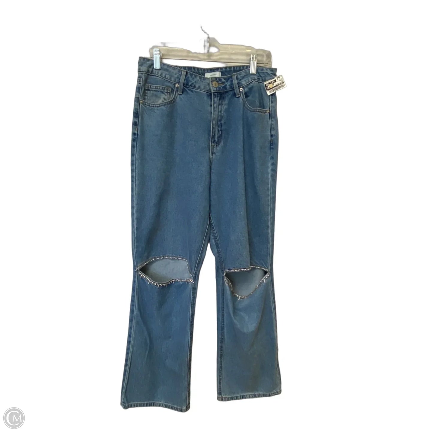 Jeans Straight By Forever 21 In Blue, Size: 4