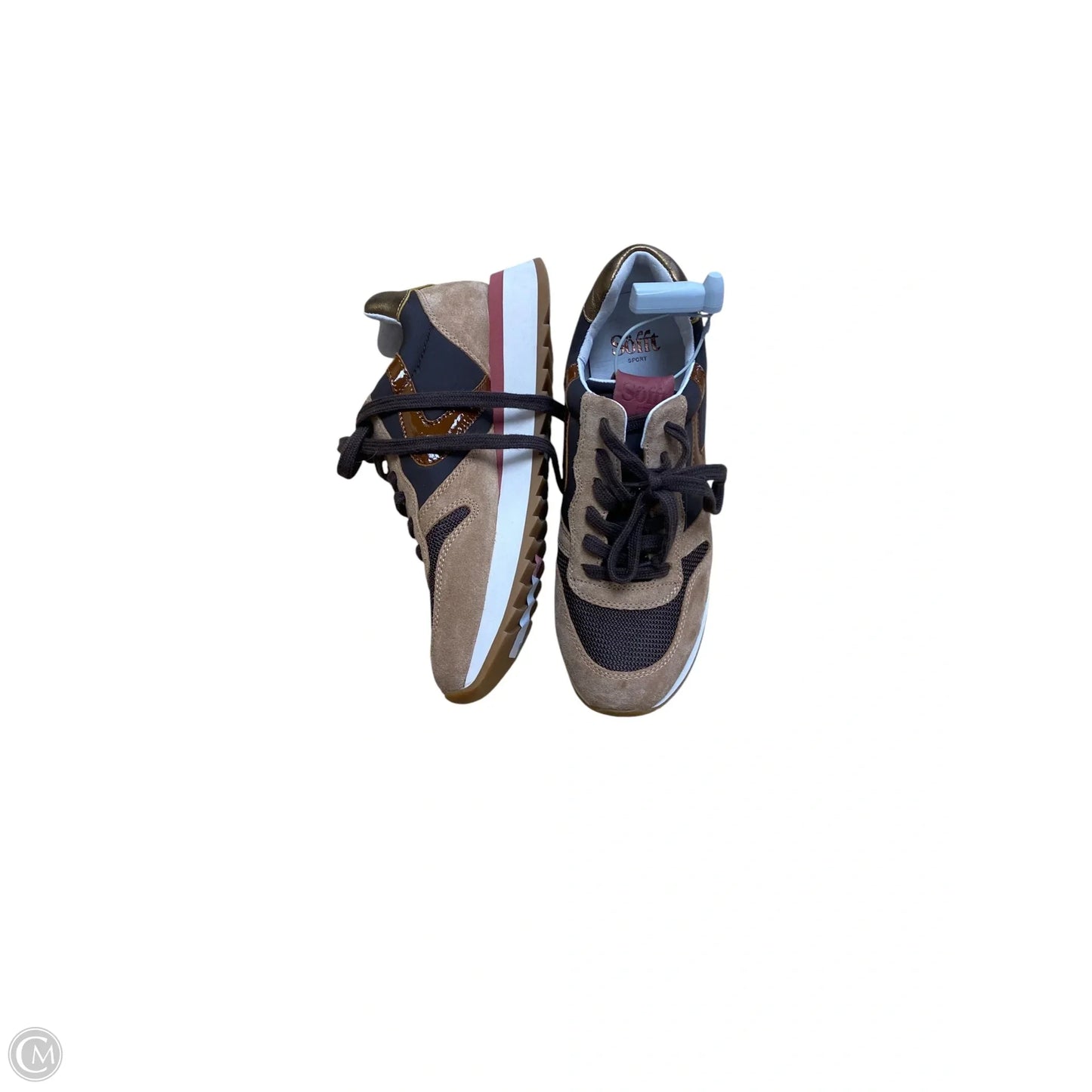 Shoes Sneakers By Soffe In Brown, Size: 8