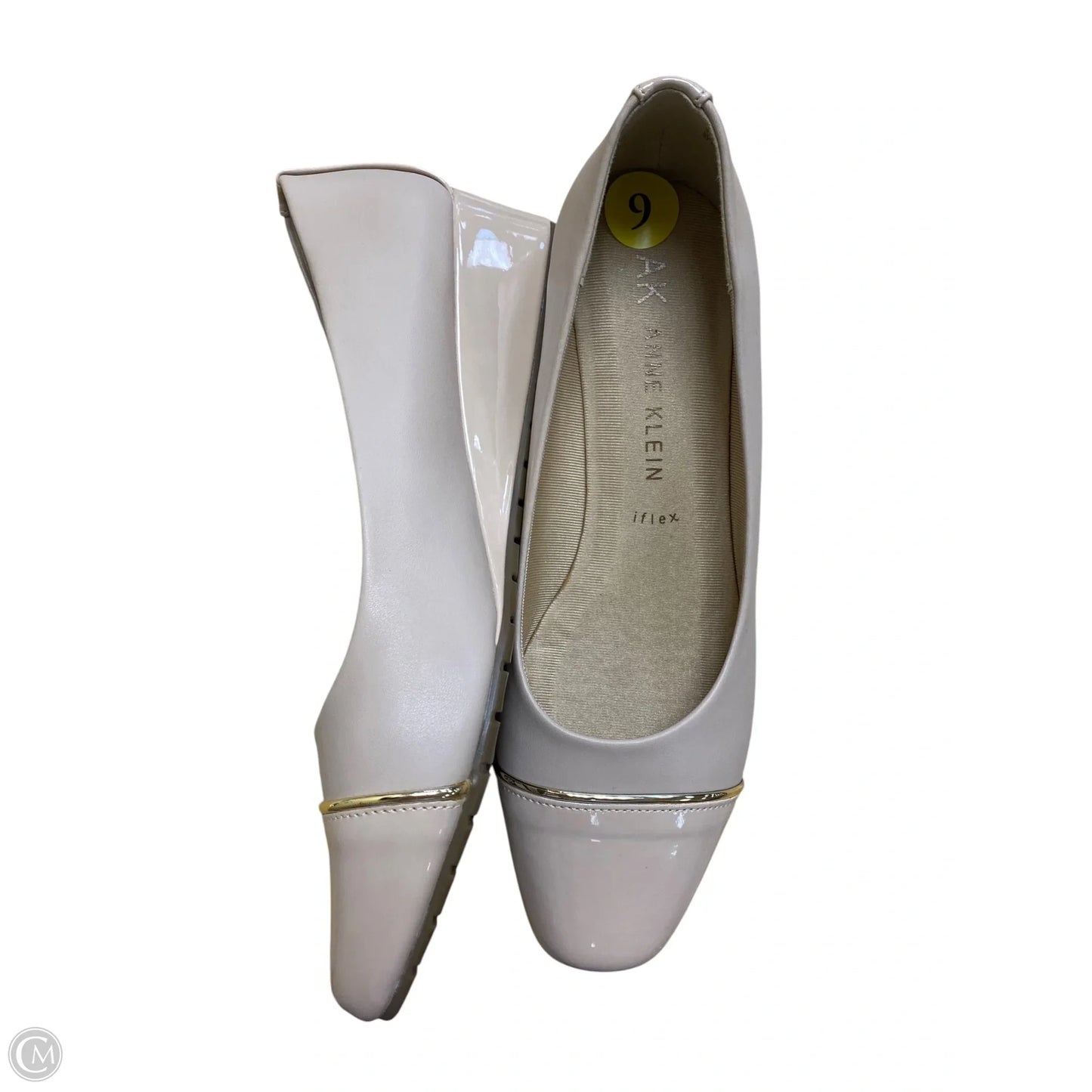 Shoes Heels Wedge By Anne Klein In Tan, Size: 9