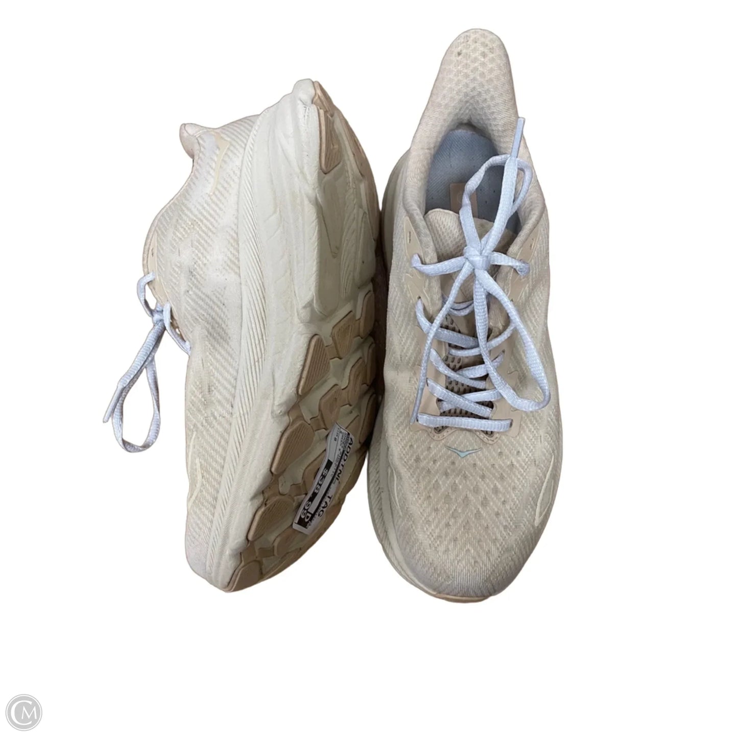 Shoes Athletic By Hoka In Green & Grey, Size: 8