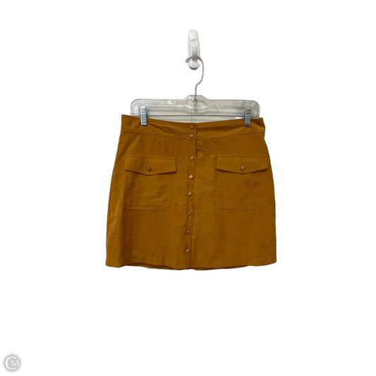 Skirt Mini & Short By Kirious In Orange, Size: M