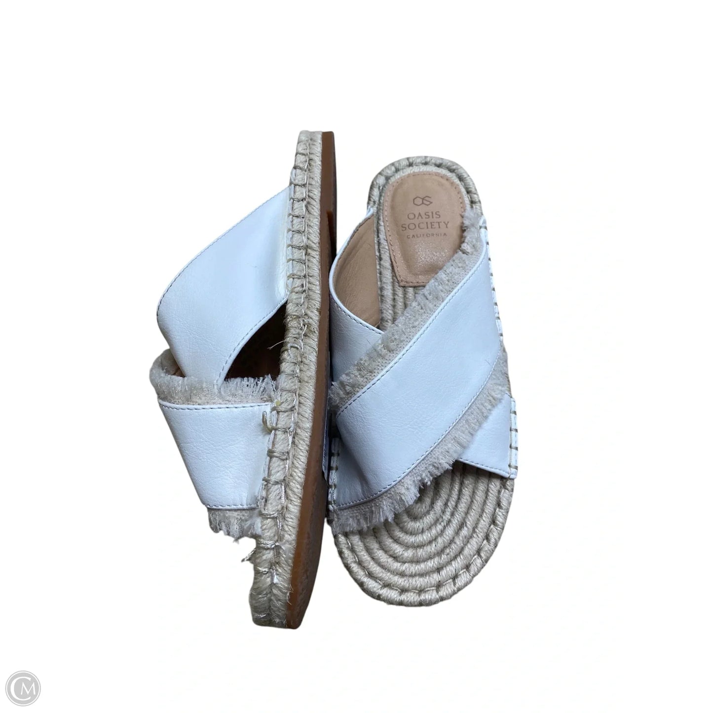 Sandals Flats By Oasis Society In White, Size: 8