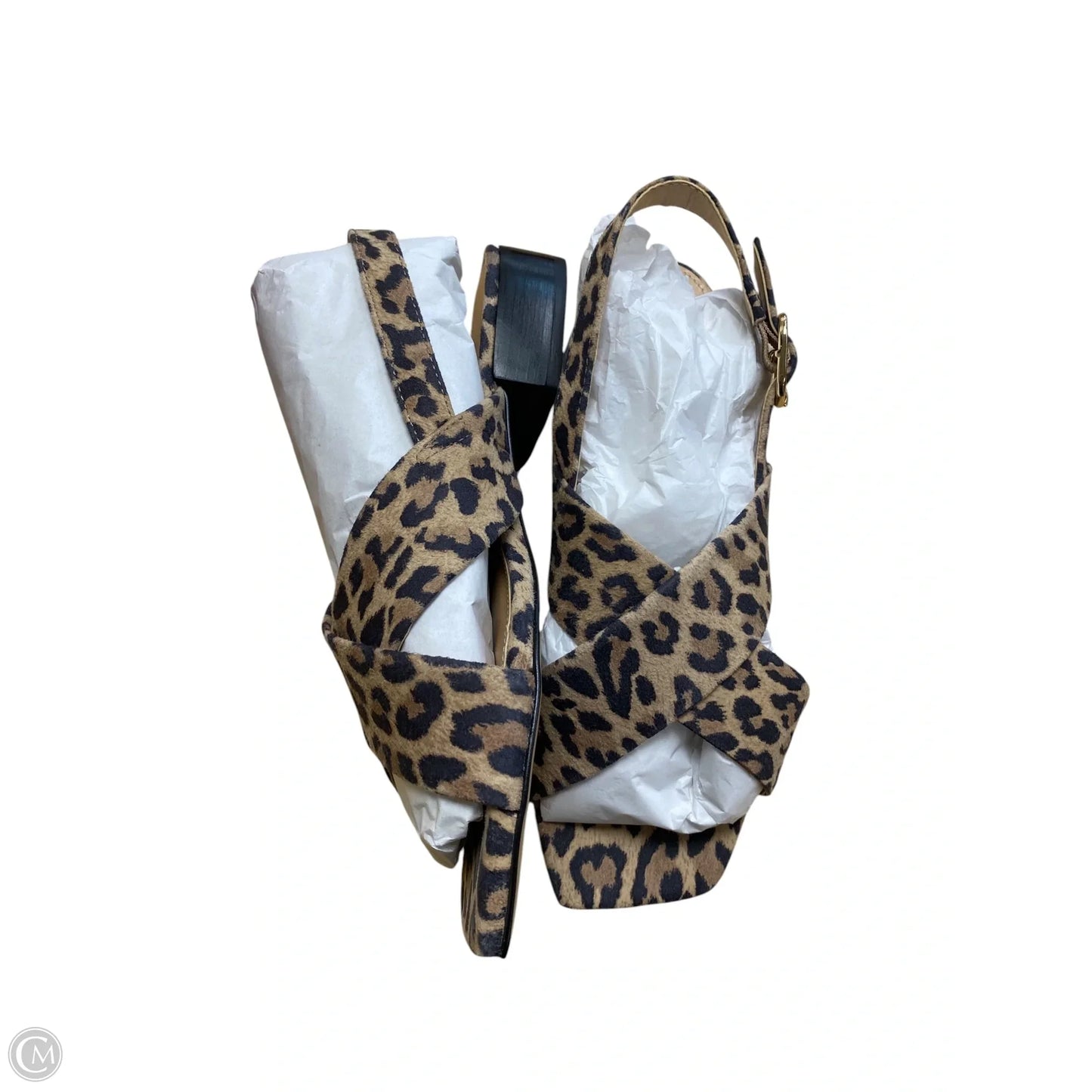 Shoes Heels Block By Maeve In Animal Print, Size: 6