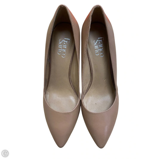 Shoes Heels Wedge By Franco Sarto In Tan, Size: 9