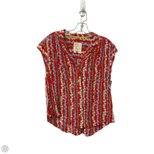 Top Sleeveless By Anthropologie In Floral Print, Size: M