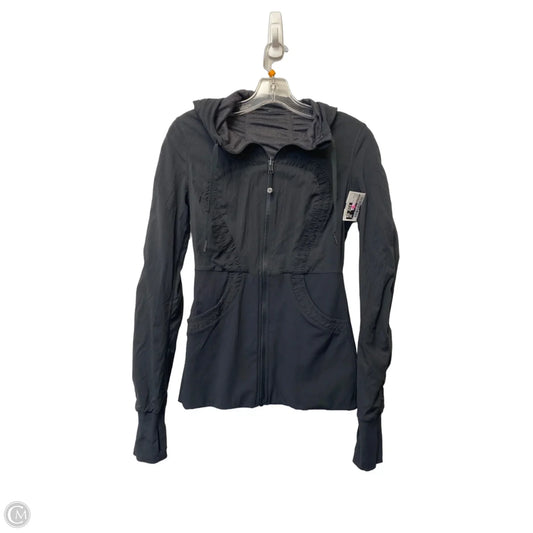 Athletic Jacket By Lululemon In Grey, Size: S