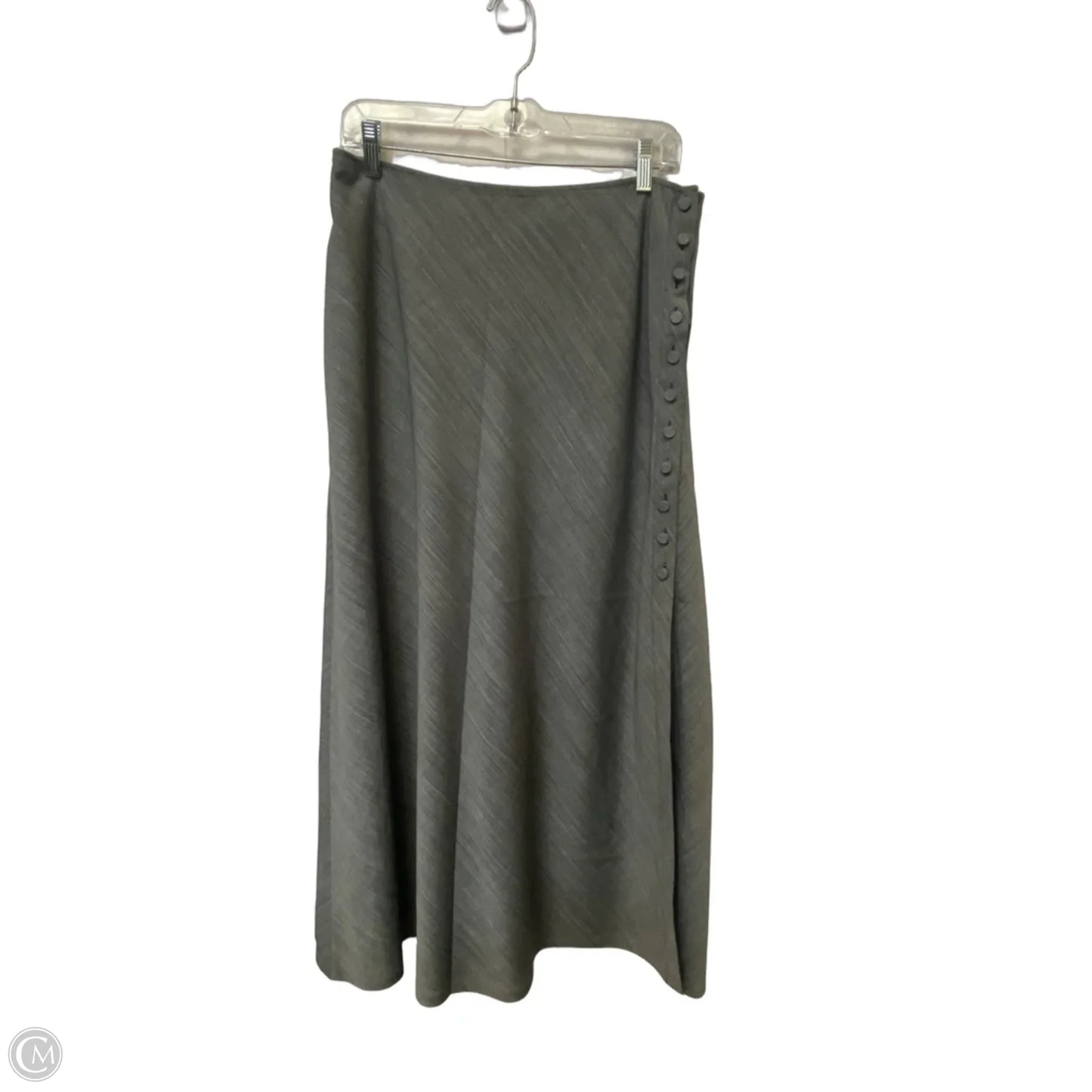 Skirt Designer By Lafayette 148 In Grey, Size: 12