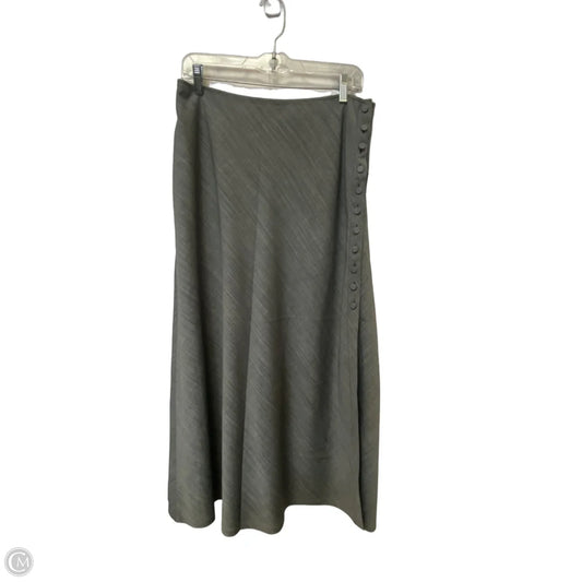 Skirt Designer By Lafayette 148 In Grey, Size: 12