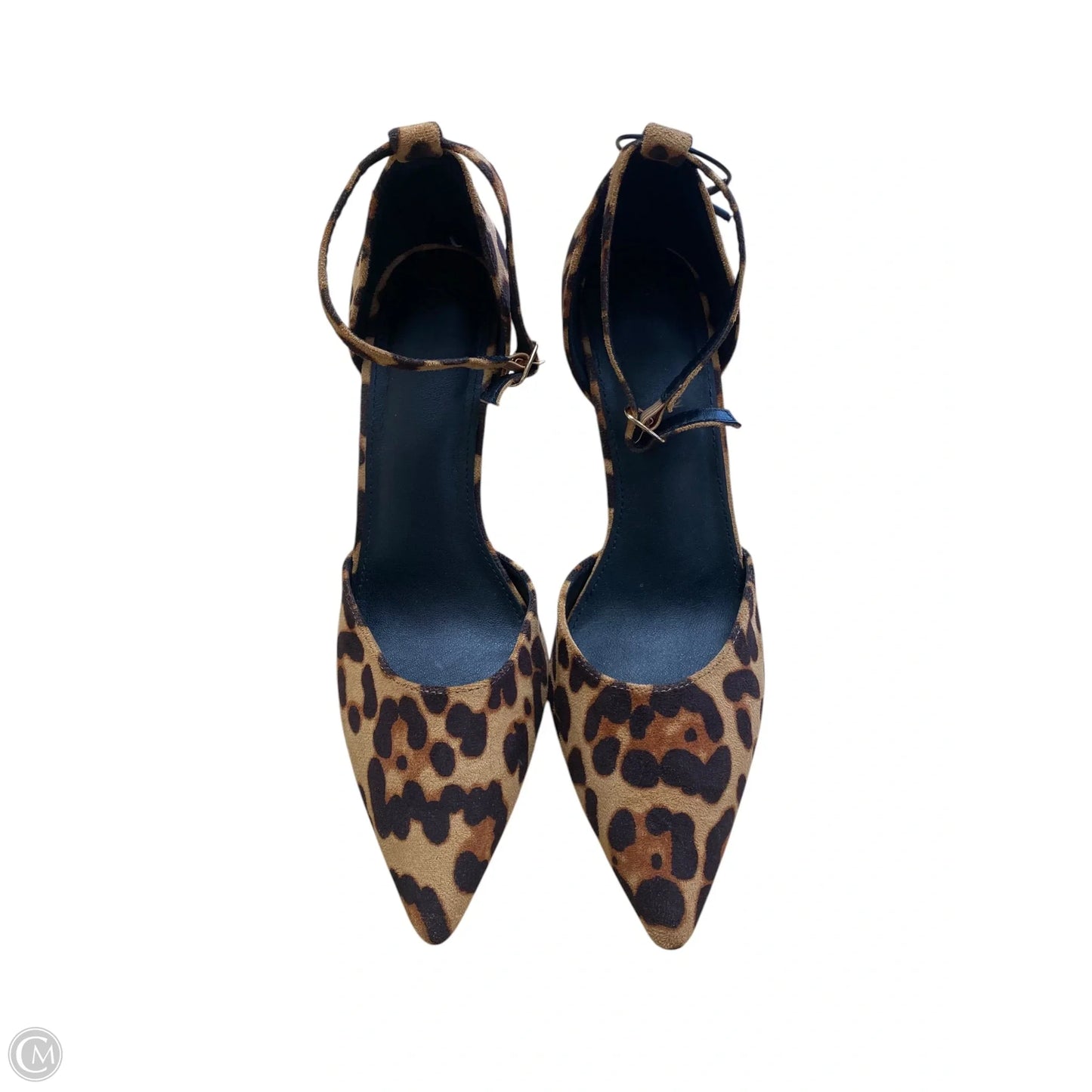 Shoes Heels Block By Clothes Mentor In Animal Print, Size: 8
