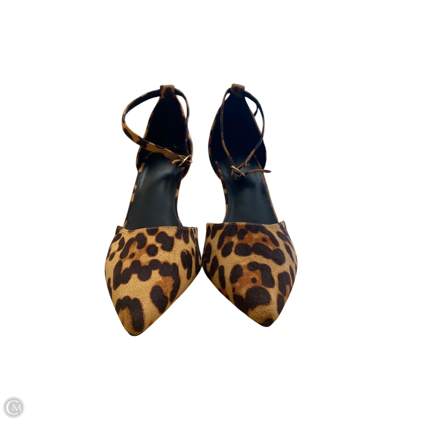 Shoes Heels Block By Clothes Mentor In Animal Print, Size: 8