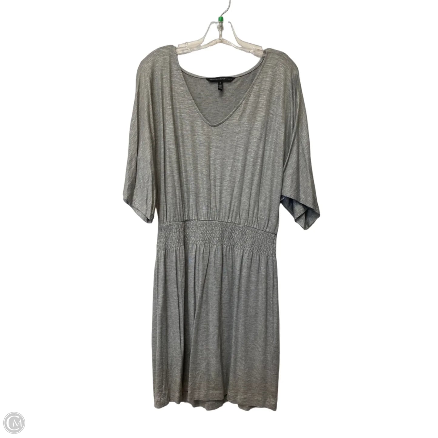 Dress Casual Midi By White House Black Market In Grey, Size: M