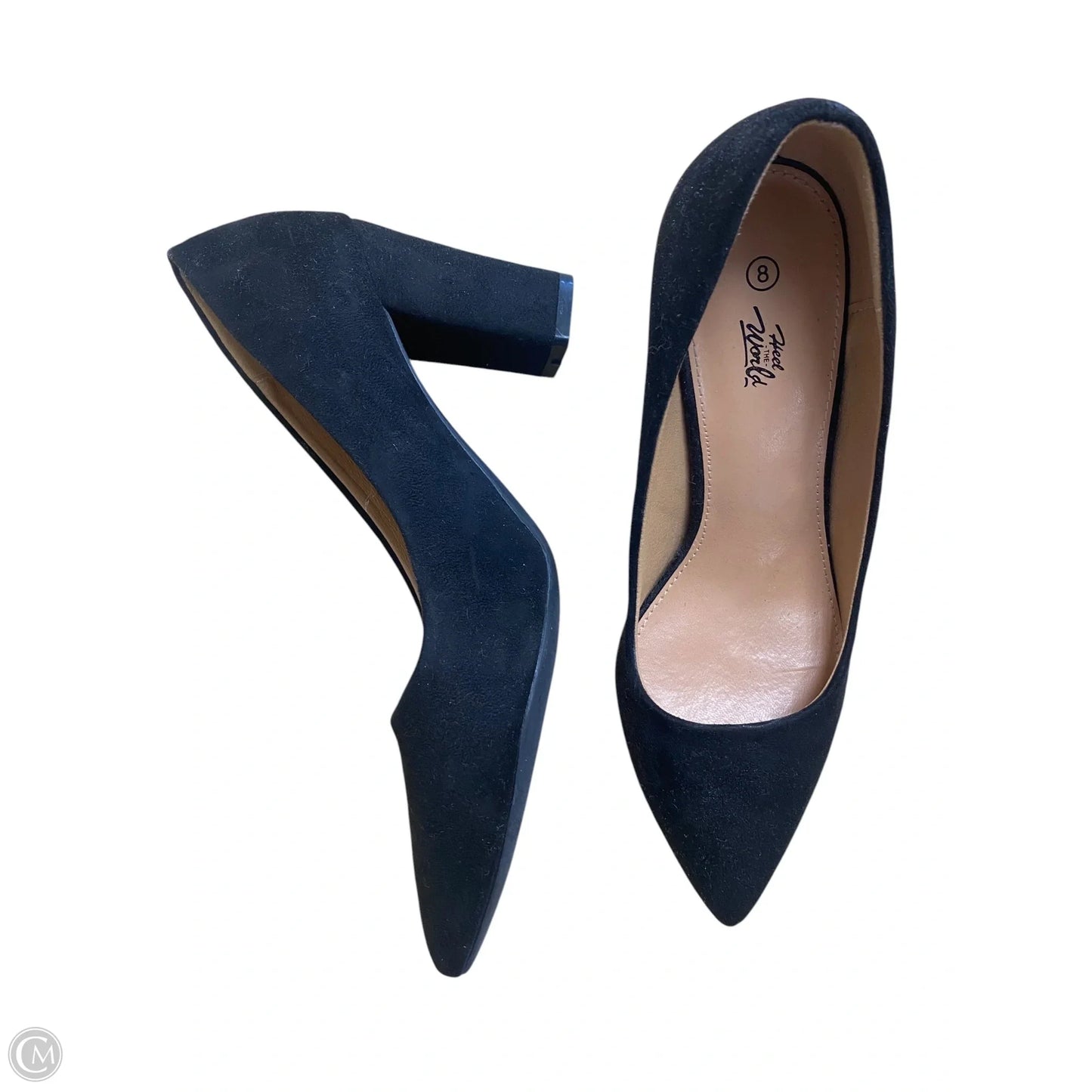 Shoes Heels Block By Clothes Mentor In Black, Size: 8
