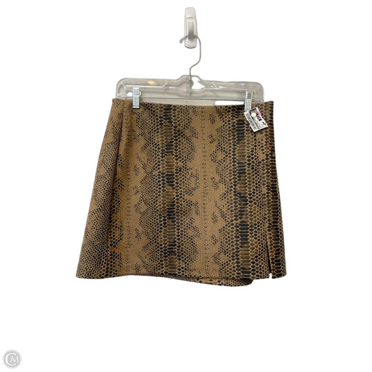 Skirt Mini & Short By House Of Harlow In Snakeskin Print, Size: S