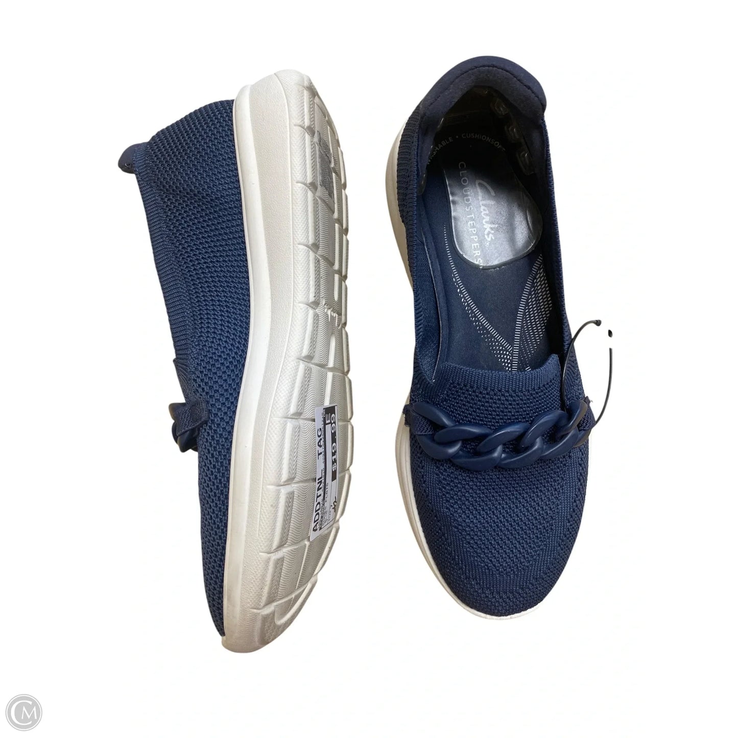 Shoes Flats By Clarks In Blue, Size: 7