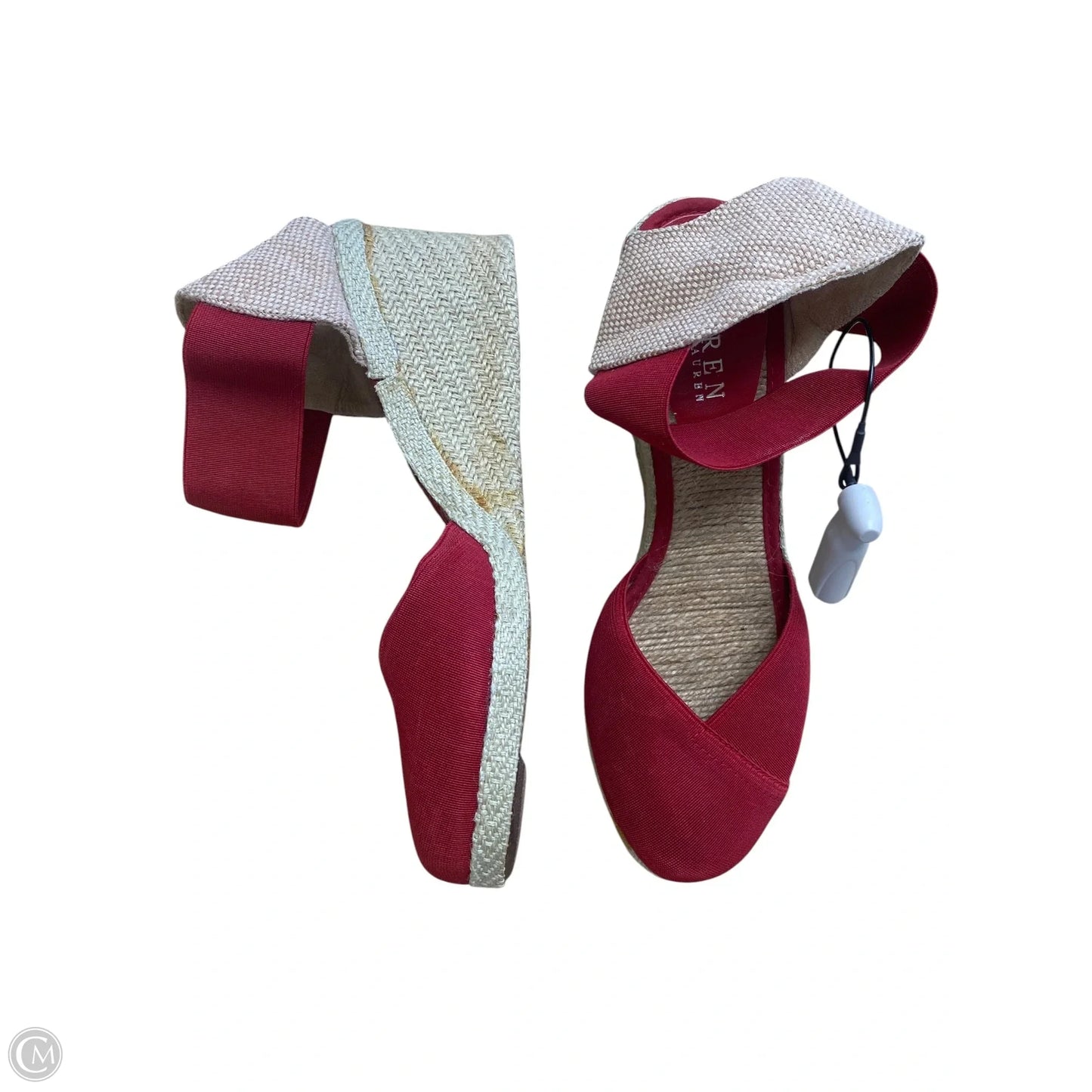 Shoes Heels Wedge By Lauren By Ralph Lauren In Red, Size: 8