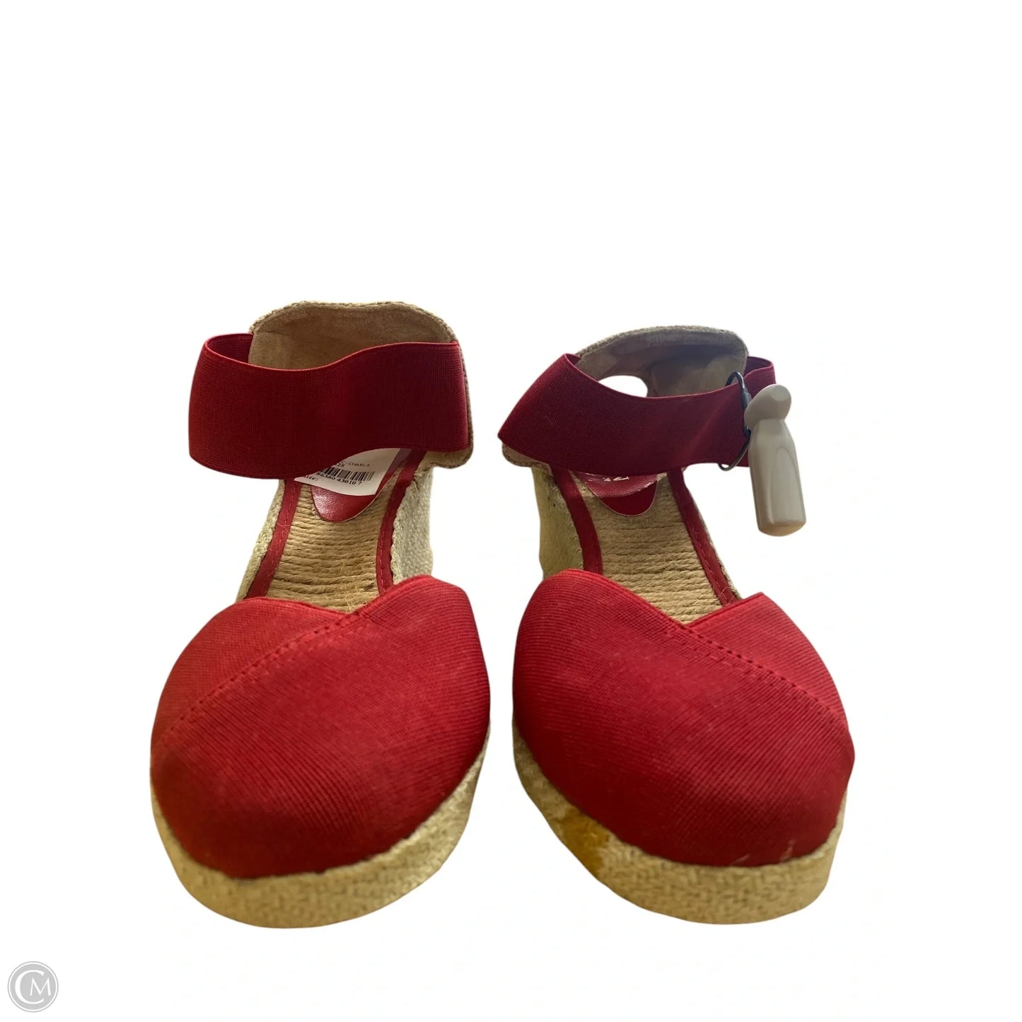 Shoes Heels Wedge By Lauren By Ralph Lauren In Red, Size: 8