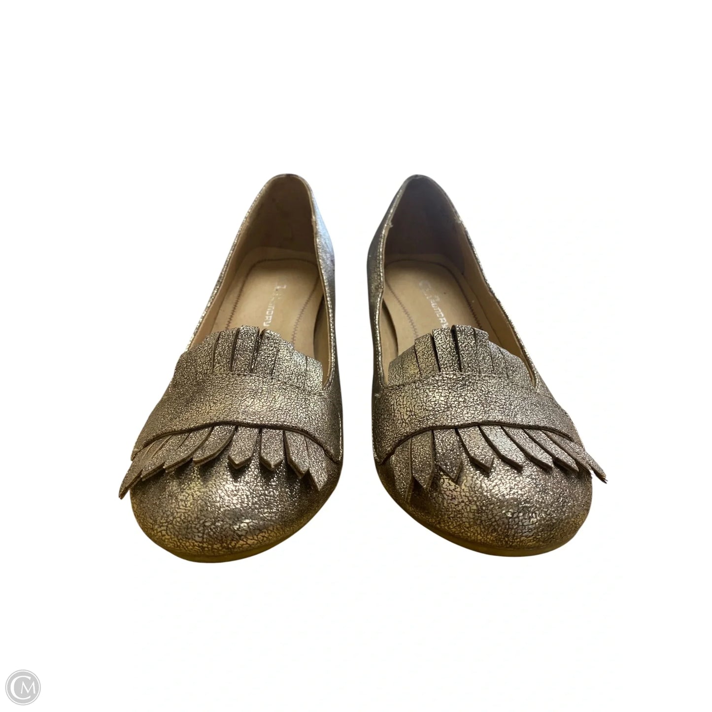 Shoes Heels Block By Cl By Chinese Laundry In Gold, Size: 7.5