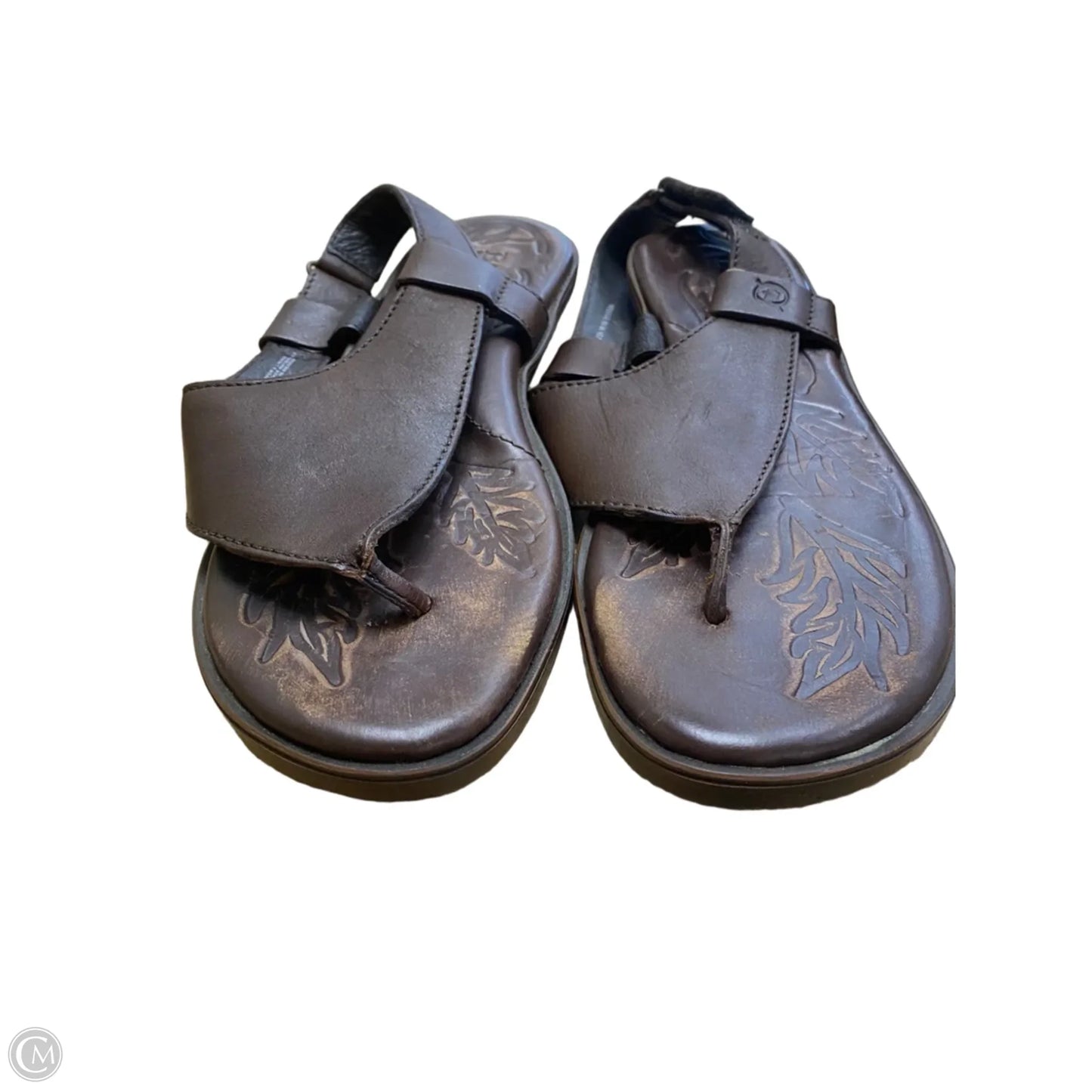 Sandals Flats By Born In Brown, Size: 8