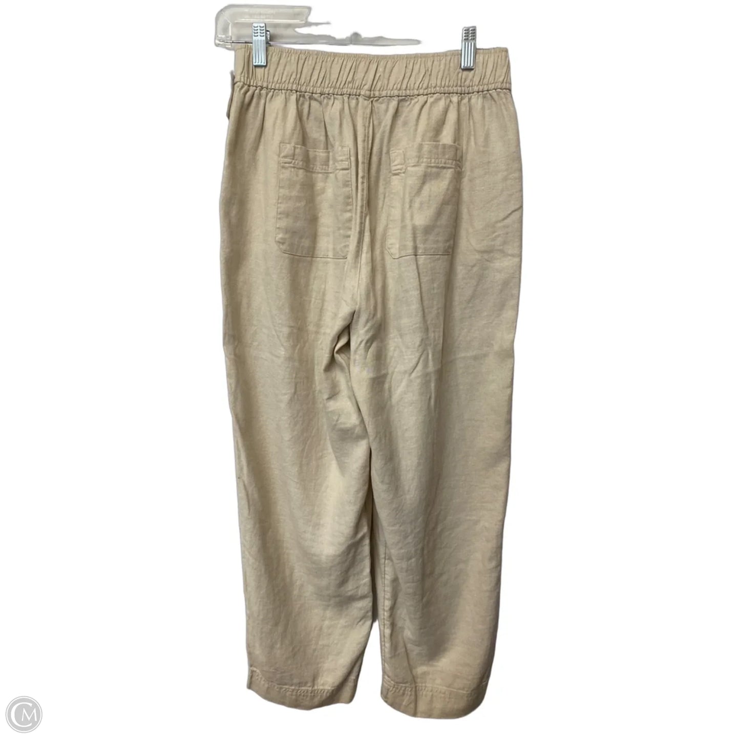 Pants Linen By Loft In Tan, Size: S