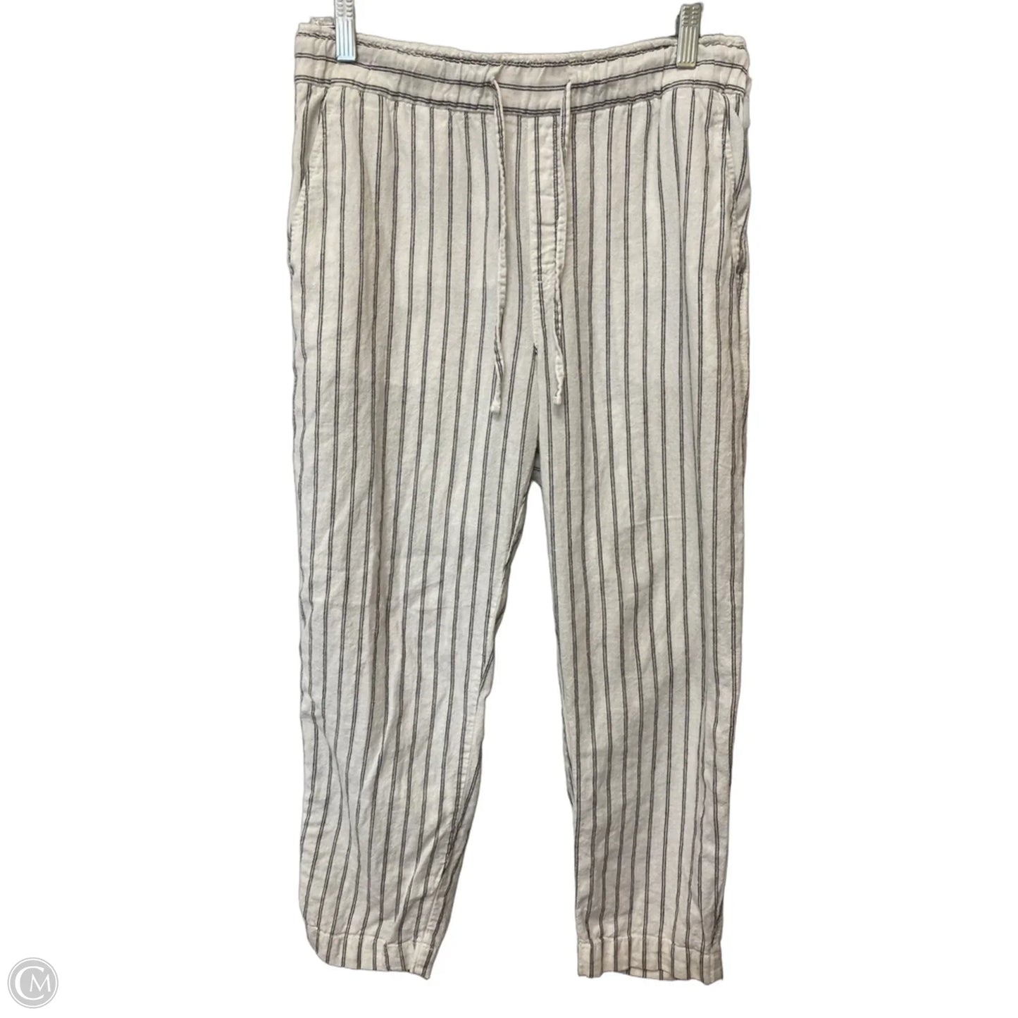 Pants Linen By Gabby Skye In Striped Pattern, Size: S