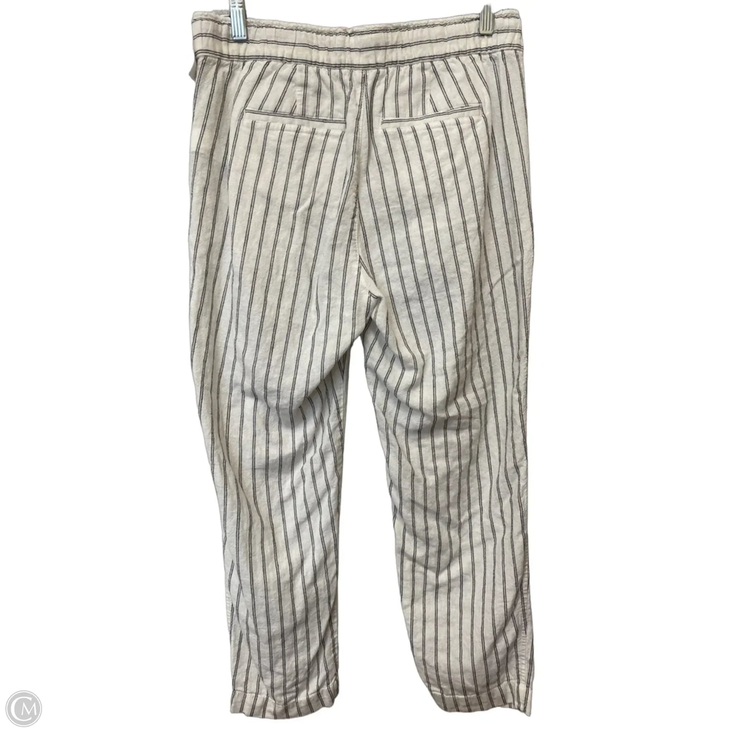 Pants Linen By Gabby Skye In Striped Pattern, Size: S