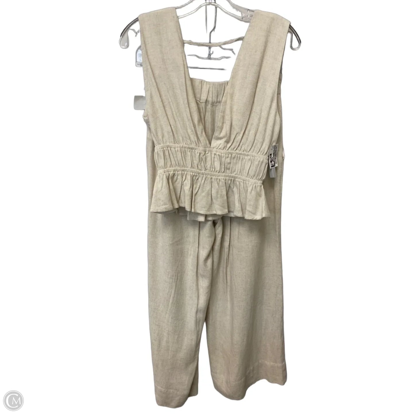 Pants Set 2pc By Bagatelle In Cream, Size: Xs