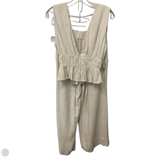 Pants Set 2pc By Bagatelle In Cream, Size: Xs