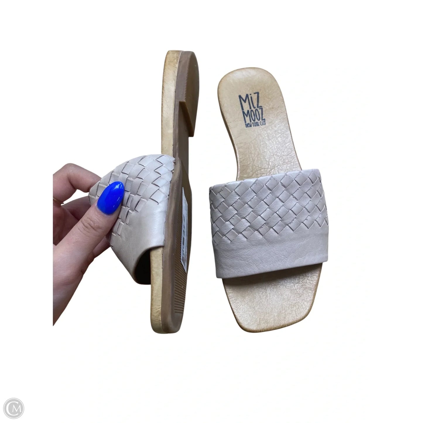 Sandals Flip Flops By Miz Mooz In Tan, Size: 7