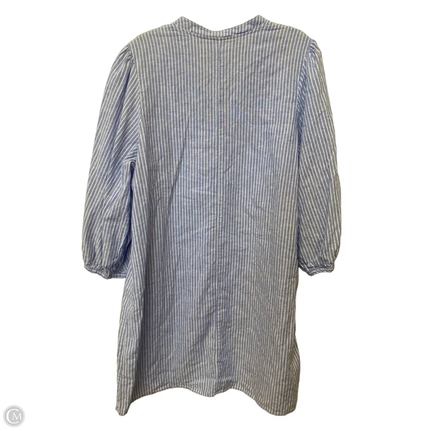 Dress Casual Midi By H&m In Striped Pattern, Size: M
