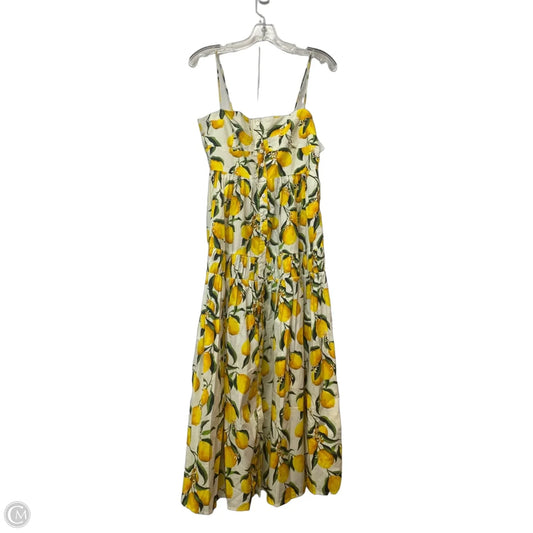 Dress Casual Maxi By J. Crew In Yellow, Size: 4