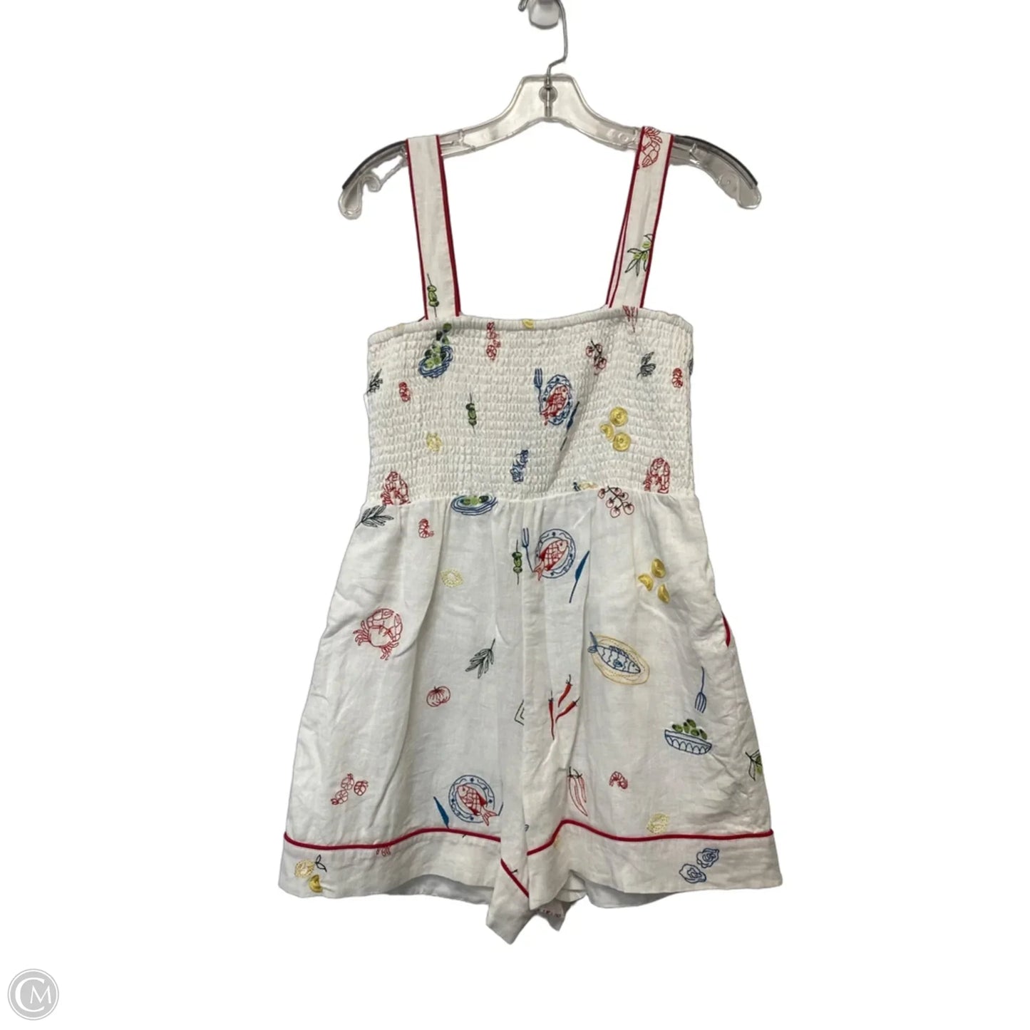 Romper By Cmb In White, Size: S