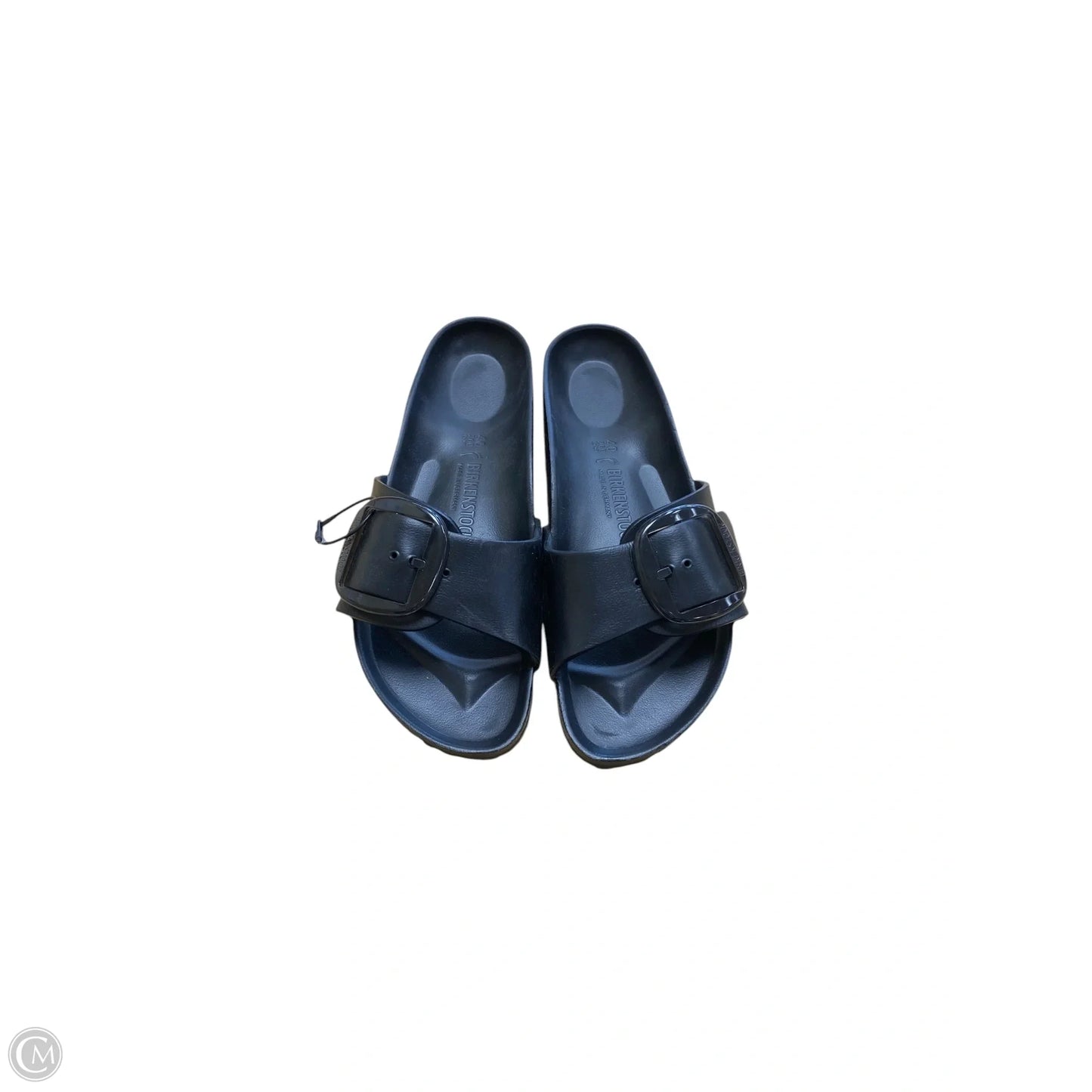 Sandals Flats By Birkenstock In Black, Size: 9