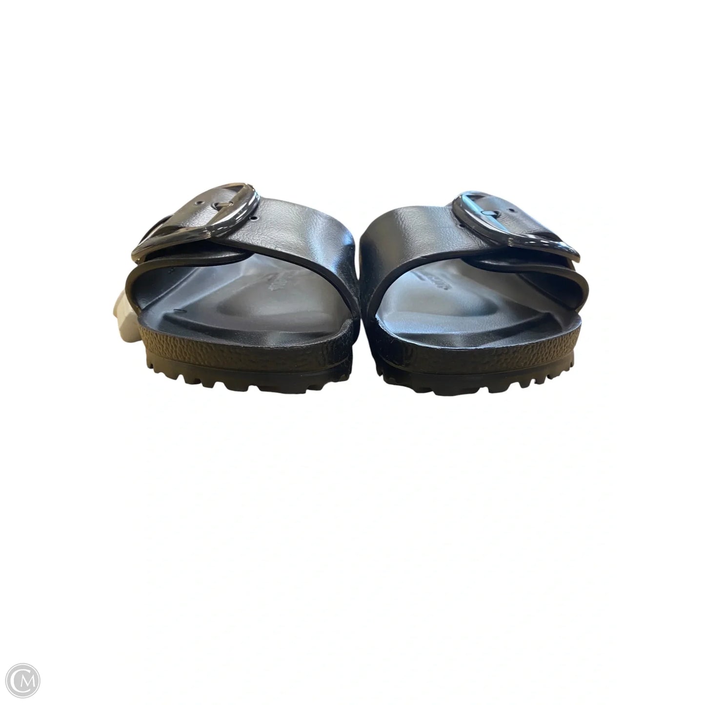 Sandals Flats By Birkenstock In Black, Size: 9
