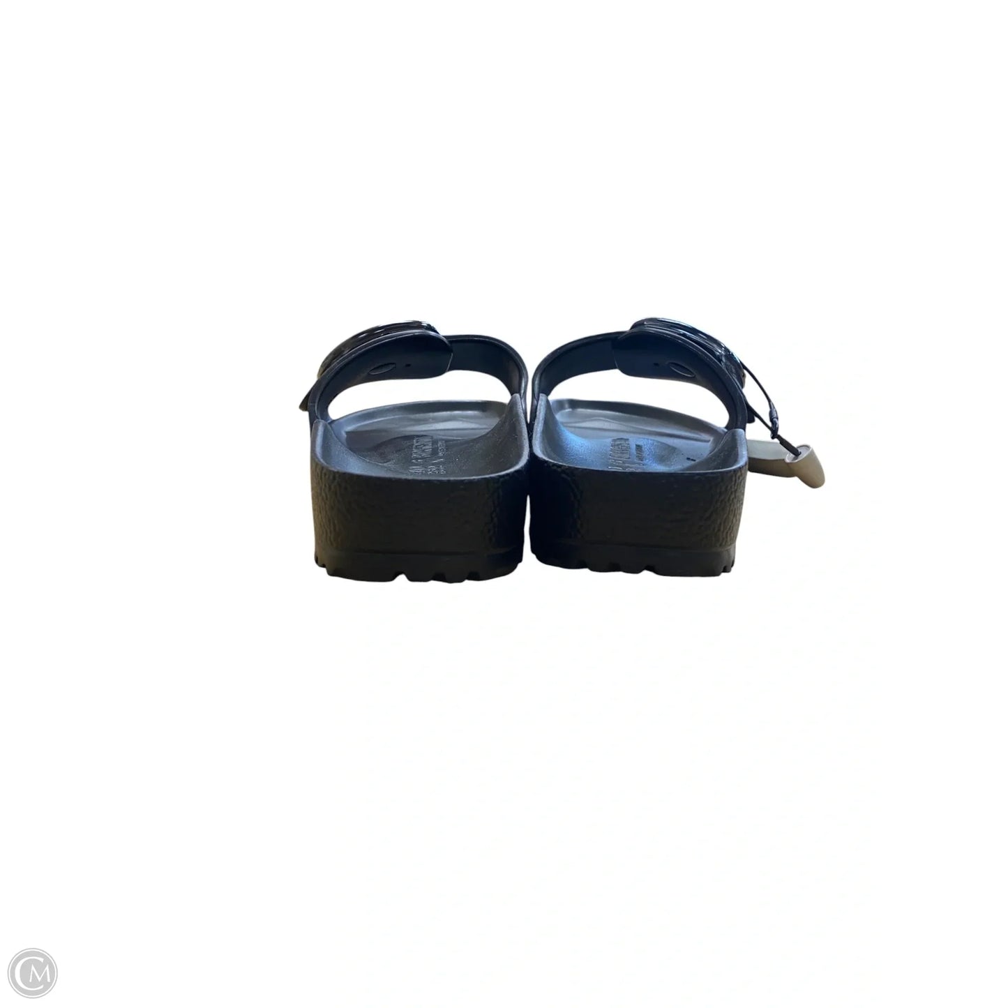 Sandals Flats By Birkenstock In Black, Size: 9