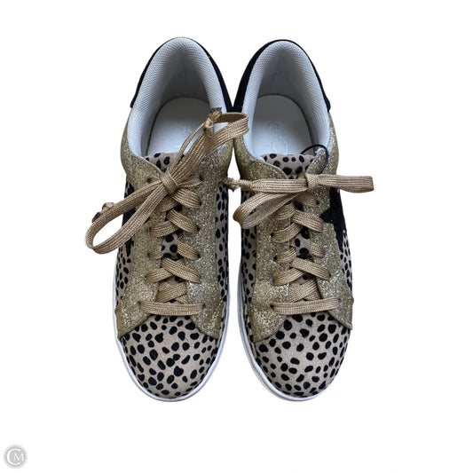 Shoes Sneakers By Clothes Mentor In Animal Print, Size: 9.5