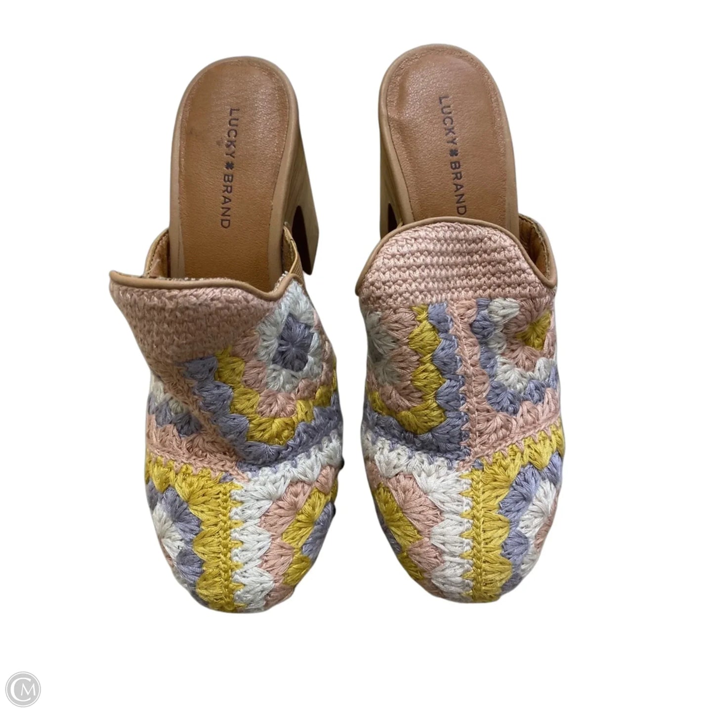 Shoes Heels Block By Lucky Brand In White, Size: 7.5