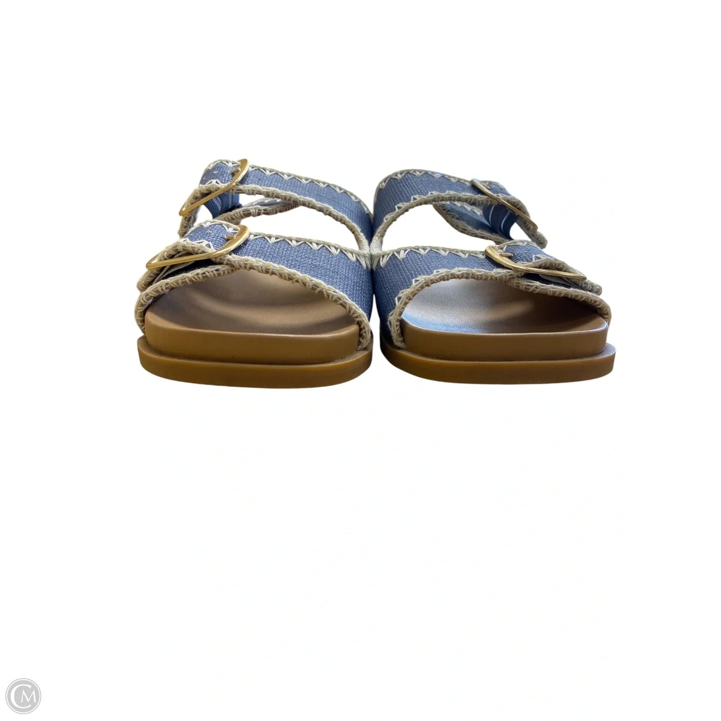 Sandals Flats By Wonderly In Blue, Size: 11