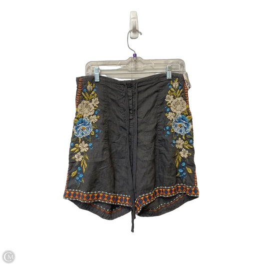 Shorts By Johnny Was In Grey, Size: L