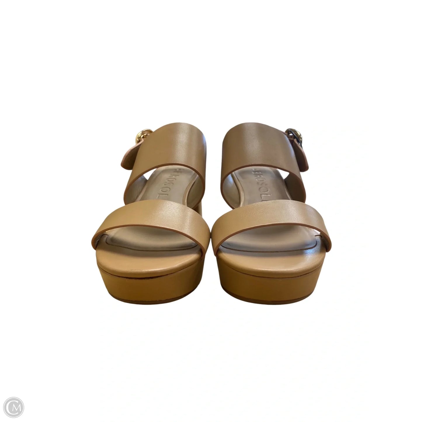 Shoes Heels Block By Aerosoles In Tan, Size: 7