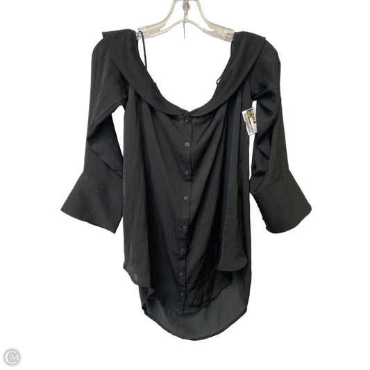 Top Long Sleeve By Free People In Black, Size: S