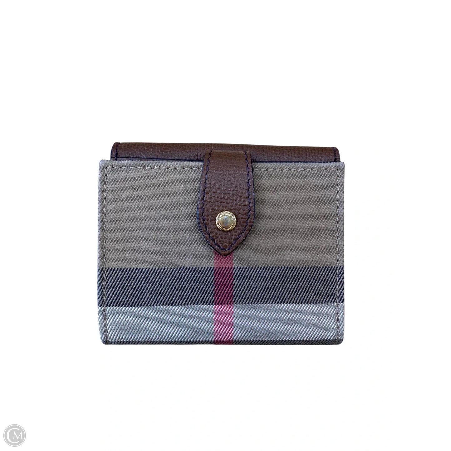 Wallet Luxury Designer By Burberry, Size: Medium