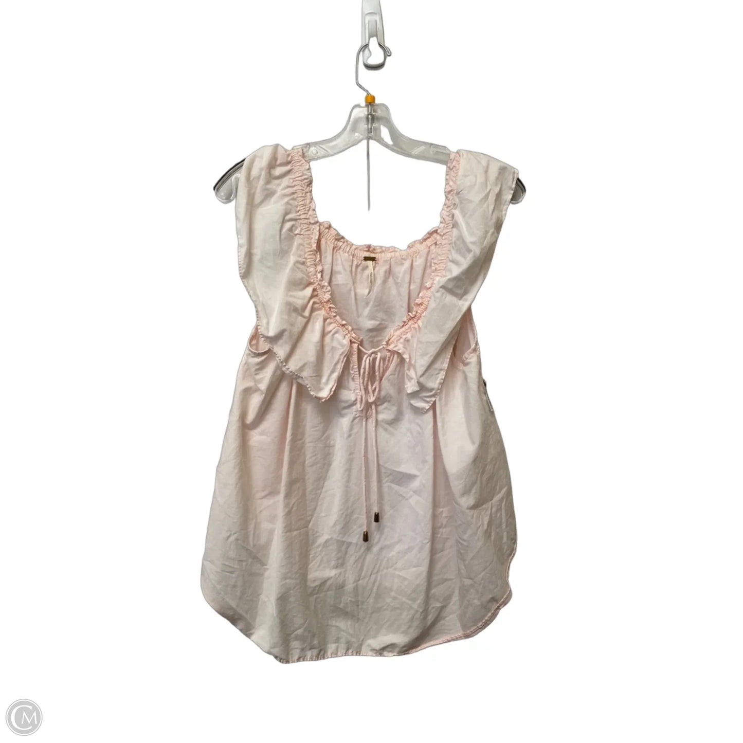 Top Short Sleeve By Free People In Pink, Size: S