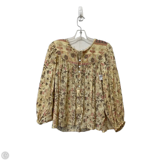 Top Long Sleeve By Clothes Mentor In Floral Print, Size: S