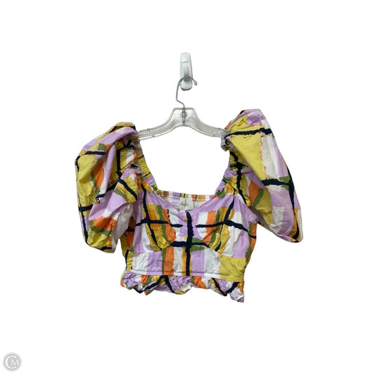 Top Short Sleeve By Cleobella In Multi-colored, Size: Xs