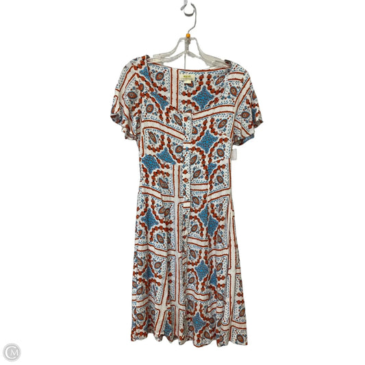 Dress Casual Midi By Maeve In Multi-colored, Size: 2