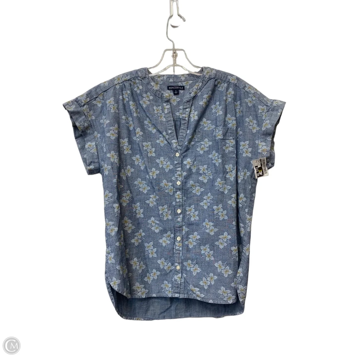 Top Short Sleeve By J. Crew In Floral Print, Size: S