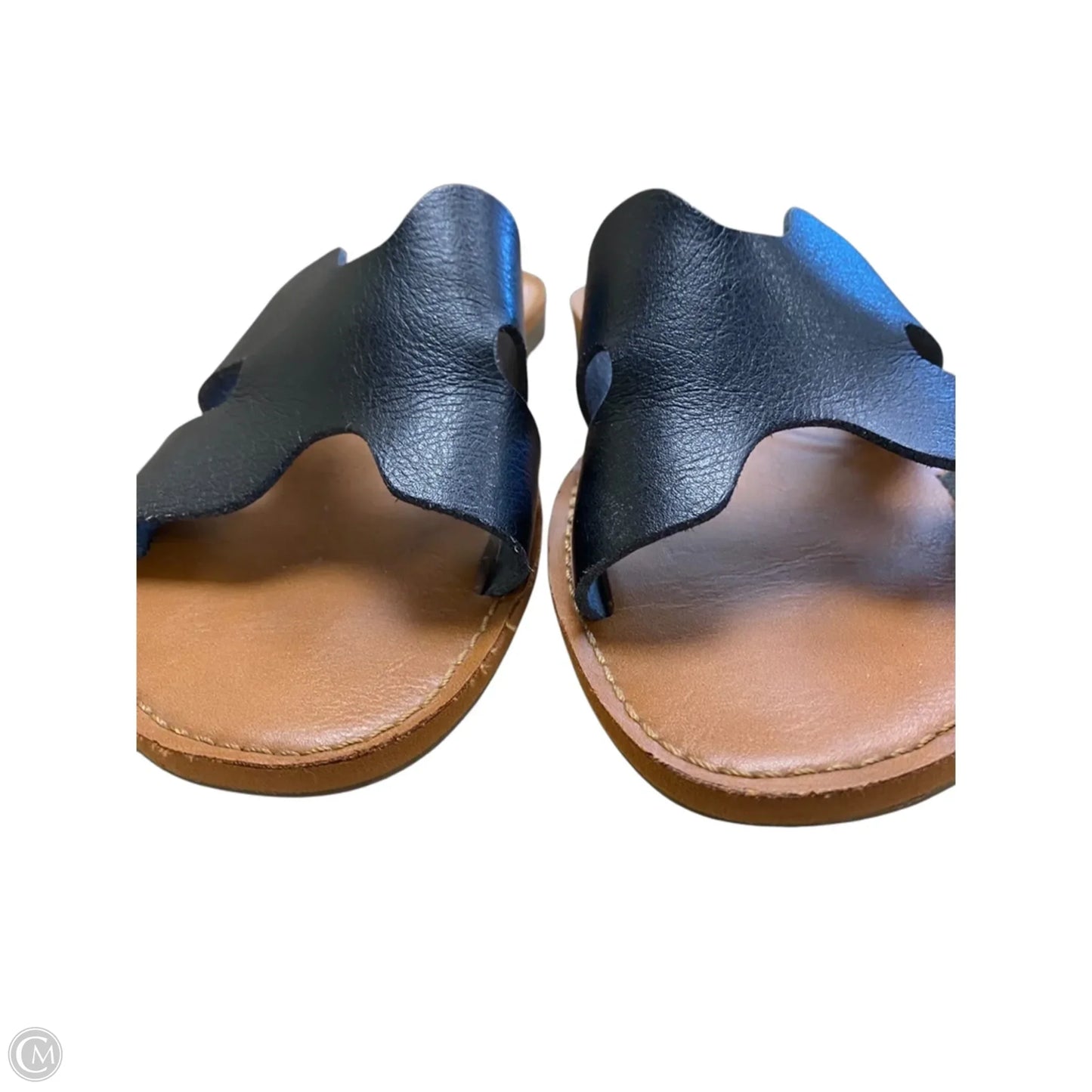 Sandals Flip Flops By Universal Thread In Black, Size: 8