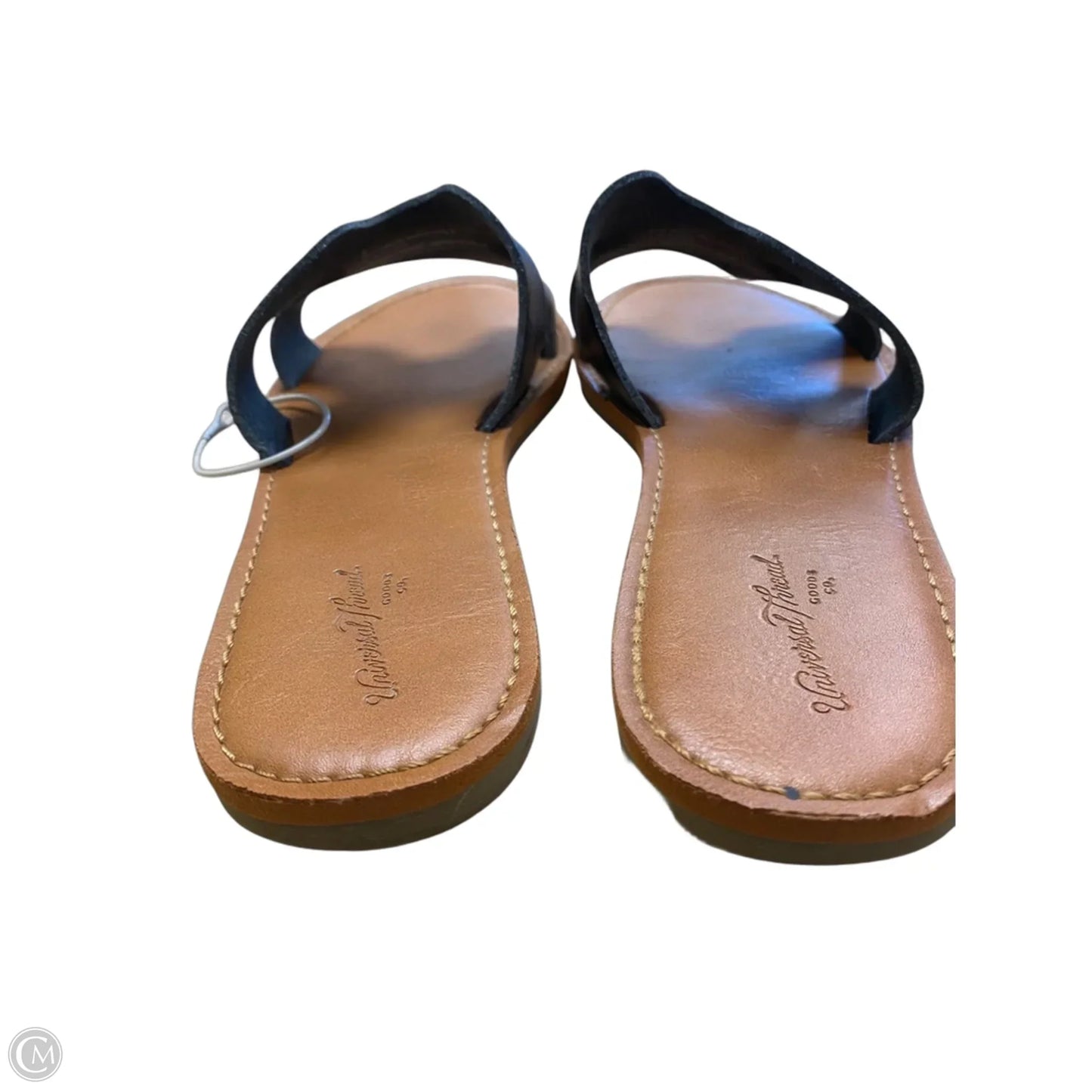Sandals Flip Flops By Universal Thread In Black, Size: 8