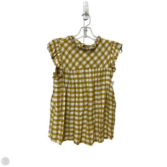 Top Sleeveless By Jodifl In Yellow, Size: S