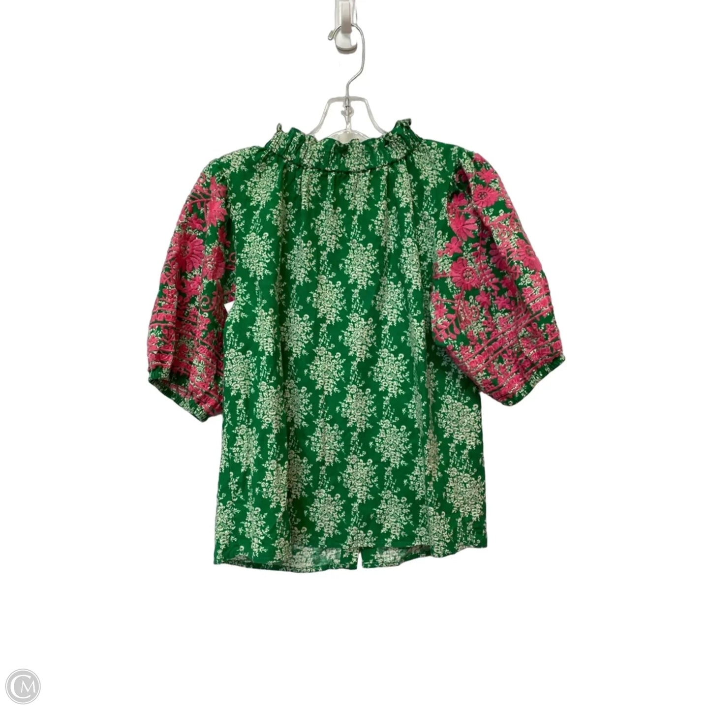 Top Short Sleeve By Clothes Mentor In Green, Size: S